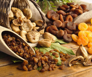 23767425 - raisins , dried figs, dried apricots